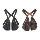 Maxbell Underarm Shoulder Bag Satchel Outdoor Sports Women Men Multipurpose Vest Bag Black