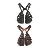 Maxbell Underarm Shoulder Bag Satchel Outdoor Sports Women Men Multipurpose Vest Bag Black