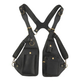 Maxbell Underarm Shoulder Bag Satchel Outdoor Sports Women Men Multipurpose Vest Bag Black