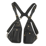 Maxbell Underarm Shoulder Bag Satchel Outdoor Sports Women Men Multipurpose Vest Bag Black