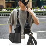 Maxbell Underarm Shoulder Bag Satchel Outdoor Sports Women Men Multipurpose Vest Bag Black