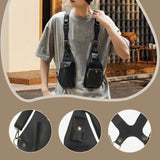 Maxbell Underarm Shoulder Bag Satchel Outdoor Sports Women Men Multipurpose Vest Bag Black