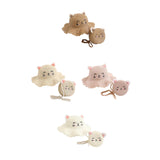 Maxbell Straw Hat and Small Bag Set Sun Hat for Outdoor Activities Vocations Holiday Khaki