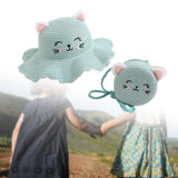 Maxbell Straw Hat and Small Bag Set Cute Sun Hat for Short Trips Vocations Festivals