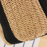 Maxbell Bucket Bag Woven Lightweight Multifunctional Handbag for Travel Parties Keys Light Brown