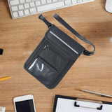 Maxbell Passport Holder Wallet Lanyard with RFID Sleeves Around Neck with Long Strap