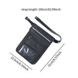 Maxbell Passport Holder Wallet Lanyard with RFID Sleeves Around Neck with Long Strap