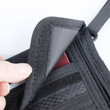 Maxbell Passport Holder Wallet Lanyard with RFID Sleeves Around Neck with Long Strap