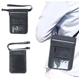 Maxbell Passport Holder Wallet Lanyard with RFID Sleeves Around Neck with Long Strap