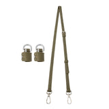 Maxbell Purse Strap PU Leather Bag Strap for Shoulder Handbags Cross Body Bag Clutch Width 1.4cm Green Silver Buckle