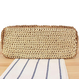 Maxbell Woven Tote Bag Casual Supplies Beach Shoulder Bag for Outings Gift Traveling