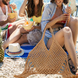 Maxbell Beach Bag Retro Style Portable Creative Shoulder Bag for Birthday Daily Gift