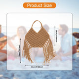 Maxbell Beach Bag Retro Style Portable Creative Shoulder Bag for Birthday Daily Gift