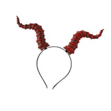 Maxbell Devil Horns Headband Halloween Costume for Fancy Dress Halloween Performance Red Horns