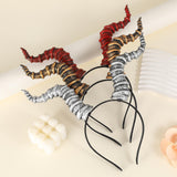 Maxbell Devil Horns Headband Halloween Costume for Fancy Dress Halloween Performance Red Horns