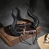 Maxbell Hair Hoop Cosplay Costume Evil Headpiece Kids Halloween Devil Horns Headband