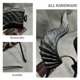 Maxbell Hair Hoop Cosplay Costume Evil Headpiece Kids Halloween Devil Horns Headband