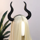 Maxbell Hair Hoop Cosplay Costume Evil Headpiece Kids Halloween Devil Horns Headband