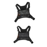 Maxbell Chest Bag for Men with Extra Storage Running Vest for Travel Sports Workouts green