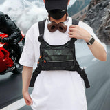 Maxbell Chest Bag for Men with Extra Storage Running Vest for Travel Sports Workouts green