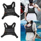 Maxbell Chest Bag for Men with Extra Storage Running Vest for Travel Sports Workouts green