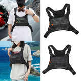 Maxbell Chest Bag for Men with Extra Storage Running Vest for Travel Sports Workouts green