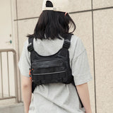 Maxbell Chest Bag for Men with Extra Storage Running Vest for Travel Sports Workouts grey