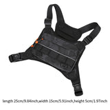 Maxbell Chest Bag for Men with Extra Storage Running Vest for Travel Sports Workouts grey