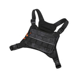 Maxbell Chest Bag for Men with Extra Storage Running Vest for Travel Sports Workouts grey