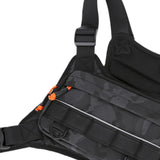 Maxbell Chest Bag for Men with Extra Storage Running Vest for Travel Sports Workouts grey