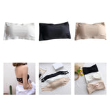 Maxbell Women Strapless Tube Top Soft Summer Invisible Bra for Sports Swimsuit Women White