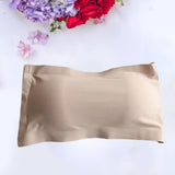 Maxbell Women Strapless Tube Top Soft Summer Invisible Bra for Sports Swimsuit Women Skin Color
