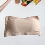 Maxbell Women Strapless Tube Top Soft Summer Invisible Bra for Sports Swimsuit Women Skin Color