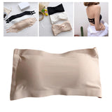 Maxbell Women Strapless Tube Top Soft Summer Invisible Bra for Sports Swimsuit Women Skin Color