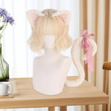 Maxbell Cat Tail and Ears Costume Set Funny for Party Supplies Role Playing Dress up