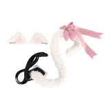 Maxbell Cat Tail and Ears Costume Set Funny for Party Supplies Role Playing Dress up