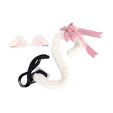Maxbell Cat Tail and Ears Costume Set Funny for Party Supplies Role Playing Dress up