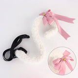 Maxbell Cat Tail and Ears Costume Set Funny for Party Supplies Role Playing Dress up