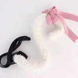 Maxbell Cat Tail and Ears Costume Set Funny for Party Supplies Role Playing Dress up