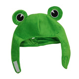 Maxbell Cute Plush Frog Hat Cute Winter Ear Protective for Adults Festival Halloween