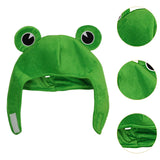 Maxbell Cute Plush Frog Hat Cute Winter Ear Protective for Adults Festival Halloween