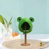 Maxbell Cute Plush Frog Hat Cute Winter Ear Protective for Adults Festival Halloween