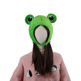 Maxbell Cute Plush Frog Hat Cute Winter Ear Protective for Adults Festival Halloween