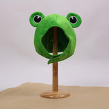 Maxbell Cute Plush Frog Hat Cute Winter Ear Protective for Adults Festival Halloween