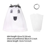 Maxbell Women Dress Halloween Ghosts Costume for Fancy Dress Role Playing Photo Prop L