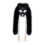 Maxbell Animal Fox Wolf Mask Party Props Halloween for Masquerade Christmas Carnival
