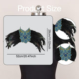 Maxbell Artificial Feather Shrug Shawl Lady Shoulder Wrap for Cocktail Gift New Year Black