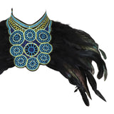 Maxbell Artificial Feather Shrug Shawl Lady Shoulder Wrap for Cocktail Gift New Year Black