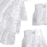 Maxbell Lace Jabot and Cuffs Set Removable Steampunk Clothing Accessories for Adults