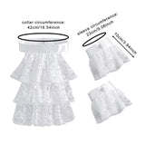 Maxbell Lace Jabot and Cuffs Set Removable Steampunk Clothing Accessories for Adults